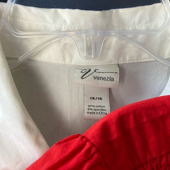 Venezia 14/16 Short Sleeve Tops - SOLD TOGETHER ❤️🤍 - Picture 4 of 8